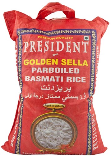 PRESIDENT sella 10KG BASMATI (ROOD)