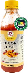 ONION HOT PEPER SAMBAL RASHIDA'S 250ML PER FLES