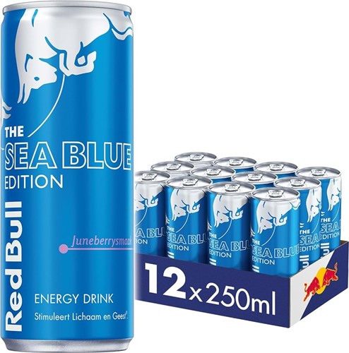RED BULL SEA BLUE EDITION JUNEBERRY 12X25CL BLIK