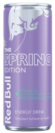 RED BULL SPRING EDITION (PAARS) 12X25CL BLIK 