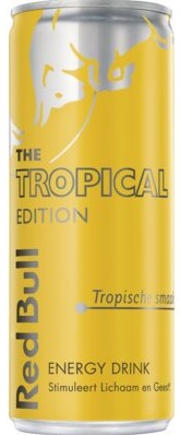 RED BULL TROPICAL EDITION 12X25CL BLIK (GEEL)