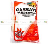 (LOS) BLOKCASSAVE VOORGEKOOKT 400G SAFE PER PAK (ORANJE)