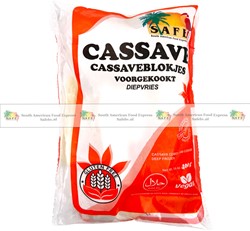 (LOS) BLOKCASSAVE VOORGEKOOKT 400G SAFE PER PAK (ORANJE)