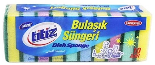 SCHUURSPONS TITIZ 10ST PER PAK