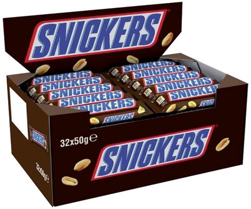 SNICKERS SINGLE PACK 32X50G PER DOOS
