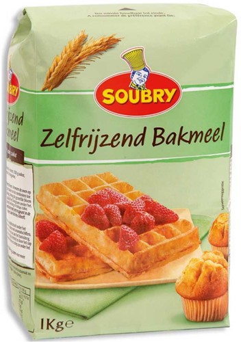 SOUBRY ZELFRIJZEND BAKMEEL 6X1KG PER TRAY