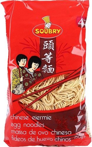 SOUBRY CHINESE EIERMIE 250G PER PAK