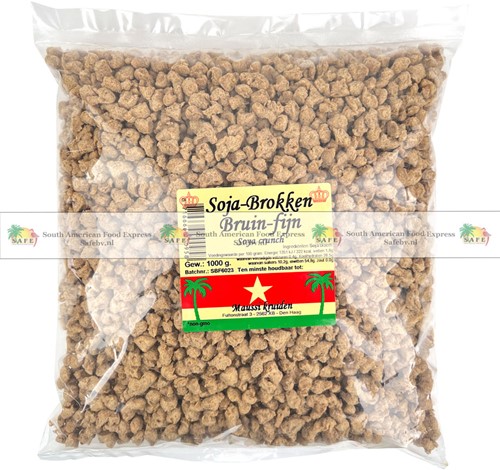 SOYA BROKKEN FIJN MAUSSI 1KG (GROOT) PER PAK