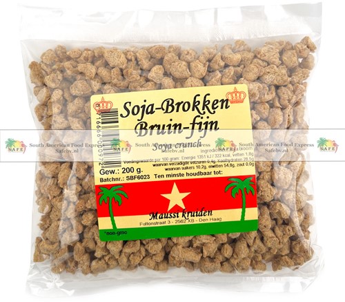 SOYA BROKKEN FIJN MAUSSI 200G (KLEIN) PER PAK