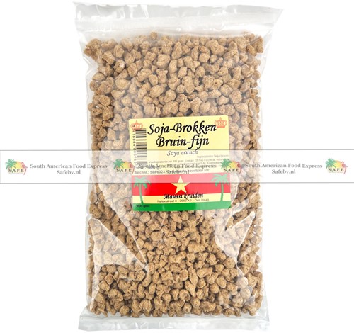 SOYA BROKKEN FIJN MAUSSI 400G (MIDDEL) PER PAK