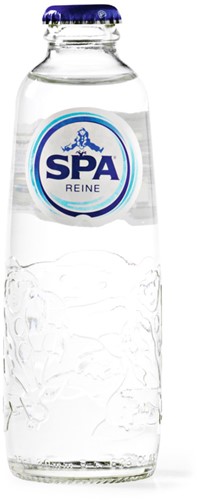 SPA blauw 28X25CL GLAS FLES