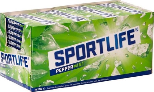 SPORTLIFE PEPPERMINT 48X18G PER DOOS