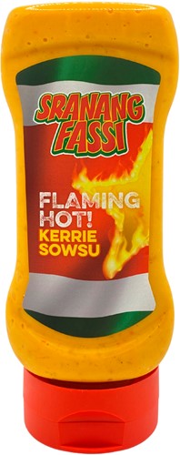 SRANANG FASSI FLAMING HOT KERRIE 350G PER FLES