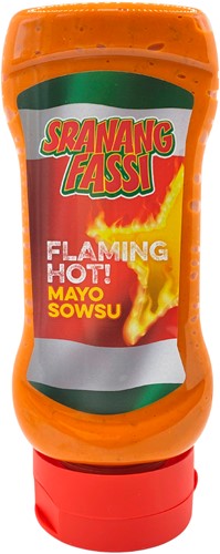 SRANANG FASSI FLAMING HOT MAYO 350G PER FLES