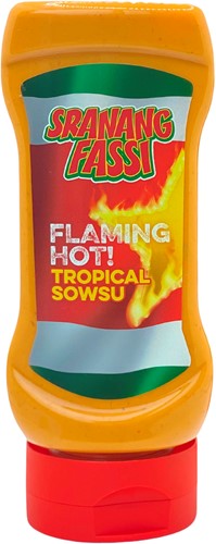 SRANANG FASSI FLAMING HOT TROPICAL 350G PER FLES