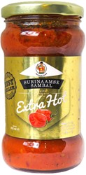 SURINAM EXTRA HOT SAMBAL 315ML PER POT