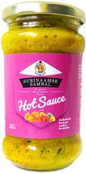 SURINAM HOT PEPPER SAUCE 315ML PER POT