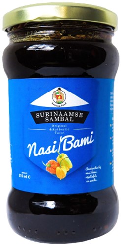 SURINAM NASI-BAMI SAMBAL 315ML PER POT