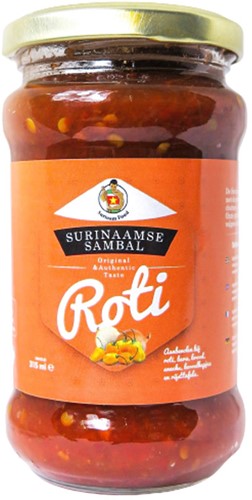 SURINAM ROTI SAMBAL 315ML PER POT