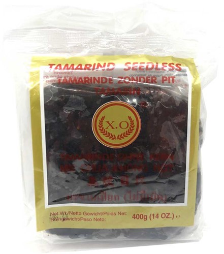 TAMARINDE PASTA XO ZONDER PIT 400G PER PAK