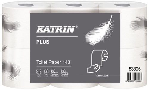 TOILETPAPIER 6 ROLLEN PER PAK