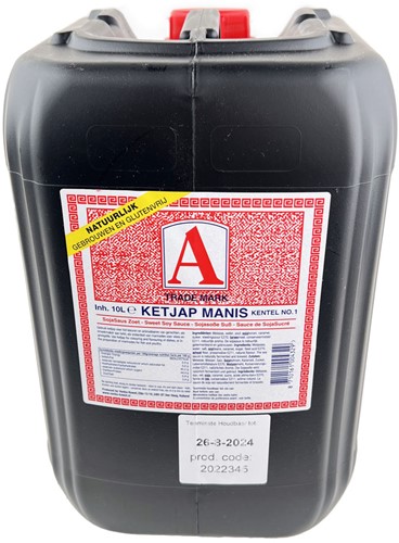 KETJAP A MANIS 10LTR (groot) PER STUK