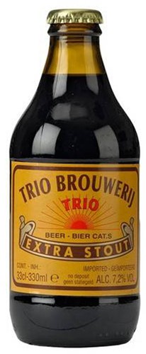 TRIO STOUT 24X33CL GLAS FLES