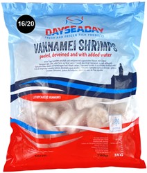 GARNALEN VANNAMEI 16/20 P&D 1KG PER PAK -30%