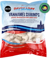 GARNALEN 26/30 VANNAMEI P&D 1KG -30% PER PAK 