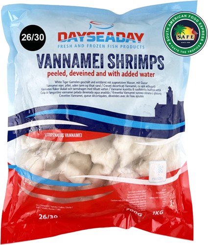 GARNALEN 26/30 VANNAMEI PND 1KG -30% PER PAK 