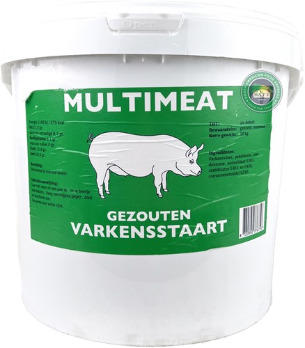 VARKENSSTAART MULTI MEAT 10KG PER EMMER