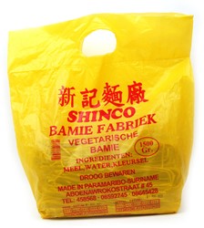 SHINCO (GROOT) VEGETARISCH BAMI 1.5KG PER PAK (ROOD)