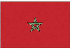 VLAG MAROKKO 150CMX90CM PER STUK