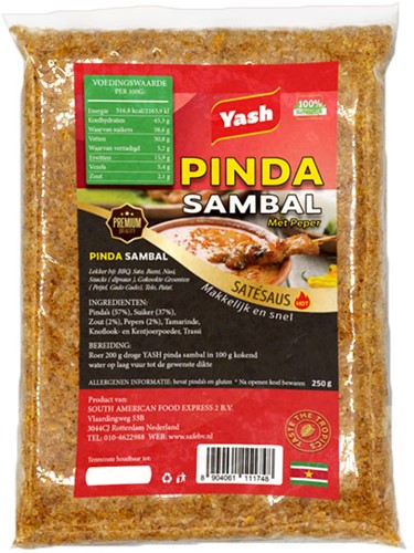 PINDASAMBAL yash 250G ROOD (MET PEPER)
