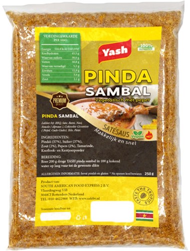 PINDASAMBEL yash VEGA M.P GEEL 250G PER PAK