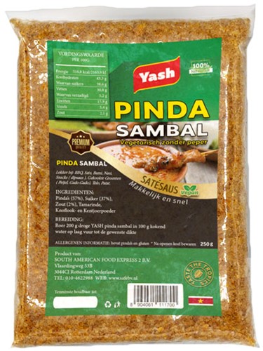 PINDASAMBAL yash VEGA Z.P GROEN 250G PER PAK