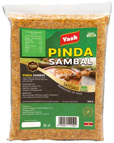 PINDASAMBAL yash VEGA Z.P GROEN 500G PER PAK