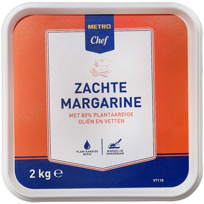 ZACHTE MARGARINE 2KG PER STUK