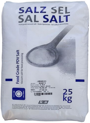 ZOUT (CONSUMPTIE) 25KG PER BAAL