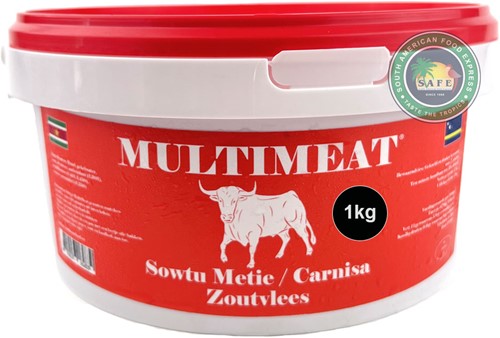ZOUTVLEES MULTIMEAT 1KG PER EMMER