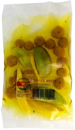 ZUURGOED ZONDER PEPER YASH 150G PER PAK