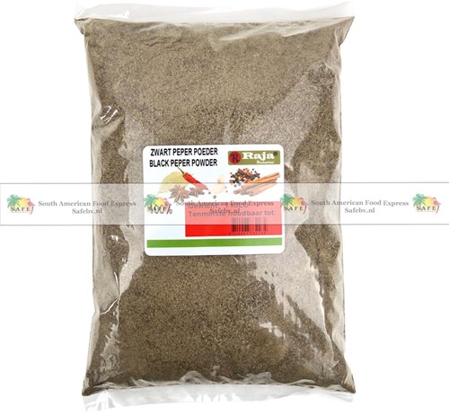 ZWARTE PEPER GEMALEN MAUSSI 1KG PER PAK